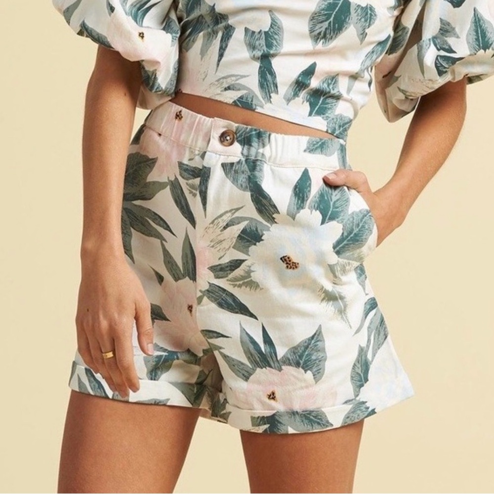Billabong Salty Blonde Floral Print Women's Shorts